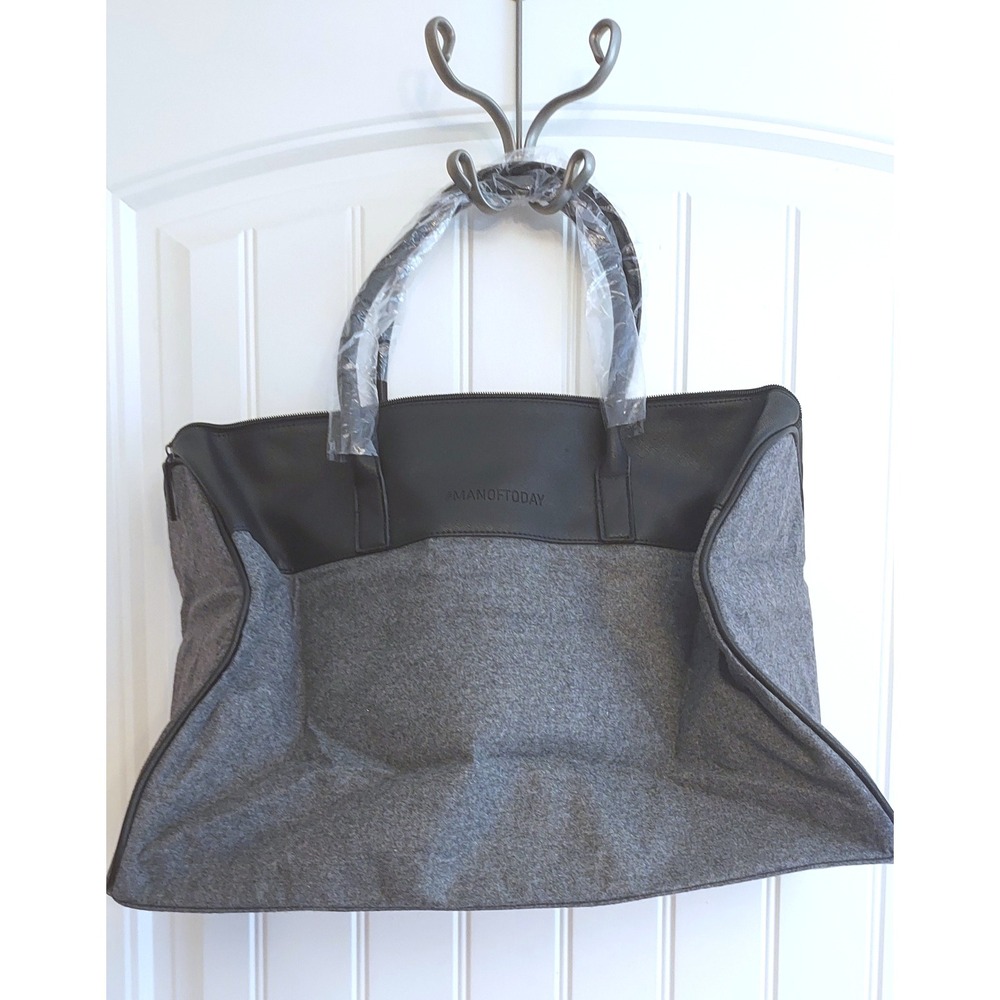 Hugo Boss Black & Gray‎ #ManofToday Perfums Solid Tote Bag new